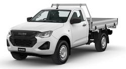 2025 ISUZU D-MAX SX D-MAX MY24 4x4 SINGLE Cab Chassis SX 3.0L AT Mineral White