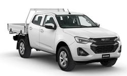 2025 ISUZU D-MAX LSM D-MAX MY24 4x4 CREW Cab Chassis LSM 3.0L AT Mineral White