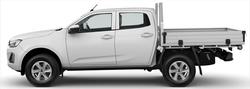 2025 ISUZU D-MAX LSM D-MAX MY24 4x4 CREW Cab Chassis LSM 3.0L AT Mineral White