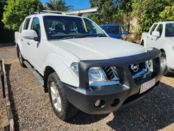 2014 Nissan Navara ST D40 Series 6 4X4 Dual Range WHITE