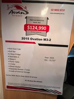 2015 Avan Ovation