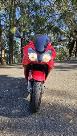 2002 Honda VFR800Fi VFR Red