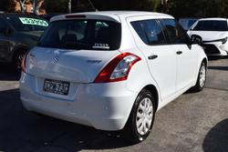 2013 Suzuki Swift GA FZ Snow White Pearl