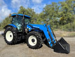 New Holland T6050 Pluscab Tractor W FEL