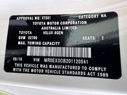 2018 Toyota
Hilux Workmate