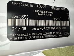 2019 Ford
Transit 350L