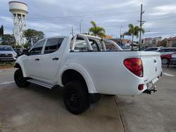 2014 Mitsubishi Triton GLX MN MY15 4X4 Dual Range White