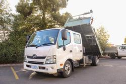 2015 Hino 300 917 Crew Cab Tipper White