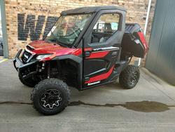 2024 KAWASAKI RIDGE HVAC ATV RED