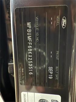 2019 Ford
Ranger Wildtrak
