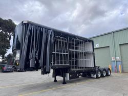 2022 Tiger St3 Lead A 12 Pallet Drop Deck Mezzanine Rear Doors Black
