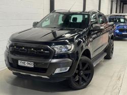 2017 Ford Ranger Wildtrak PX MkII 4X4 Dual Range Shadow Black