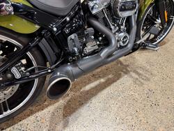 2022 Harley-davidson FXBRS BREAKOUT (114) MINERAL GREEN DENIM