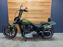 2022 Harley-davidson FXBRS BREAKOUT (114) MINERAL GREEN DENIM