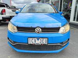 2014 Volkswagen Polo 81TSI Comfortline 6R MY15 Cornflower Blue