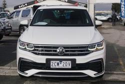 2021 Volkswagen Tiguan 162TSI R-Line 5N MY21 Four Wheel Drive Pure White