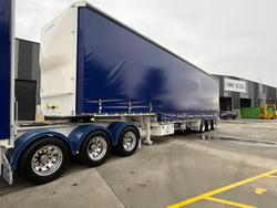 2025 CIMC 34 Pallet Drop Deck Mezz Curtainsider B Double