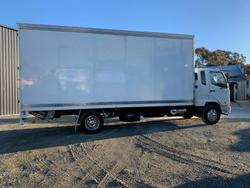 2021 Fuso Fighter 1224 Pantech With Tuckaway Tailgate Loader In Stock Now! White