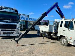 2016 Fuso Fk600 Ftd Tipper Crane Pm Only43 Hours $82000+Gst WHITE