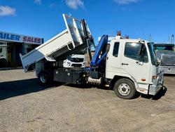 2016 Fuso Fk600 Ftd Tipper Crane Pm Only43 Hours $82000+Gst WHITE