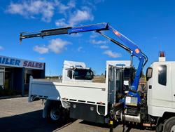 2016 Fuso Fk600 Ftd Tipper Crane Pm Only43 Hours $82000+Gst WHITE
