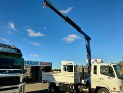 2016 Fuso Fk600 Ftd Tipper Crane Pm Only43 Hours $82000+Gst WHITE
