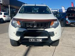 2018 Mitsubishi Triton GLX MQ MY18 4X4 Dual Range White