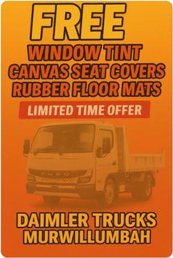 2025 Fuso Canter 615 Tipper Manual White