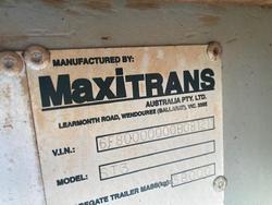 2012 Maxi Trans 13.5M Straight Flat Top Red