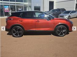 2025 Nissan QASHQAI Ti J12 MY25 Fuji Sunset Red with Onyx Black Roof