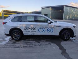2024 Mazda CX-80 G40e Pure KL AWD Rhodium White