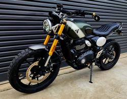 2023 Triumph Scrambler 400 X Scrambler Green