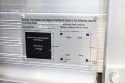 2025 Fuso Canter 4x4 Single Cab with Alloy Tray with Ladder Racks White