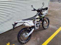 2025 Triumph TF 450-E Off Road White