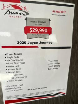 2020 Jayco Journey