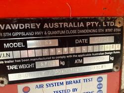 2008 Vawdrey 13.5M Straight Flat Top Red