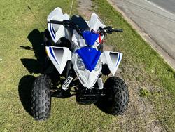 2025 Polaris 2025 POLARIS 110CC OUTLAW 110 ATV Blue and white