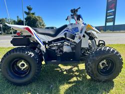 2025 Polaris 2025 POLARIS 110CC OUTLAW 110 ATV Blue and white