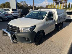 2018 Toyota Hilux Workmate TGN121R 4x2 Glacier White