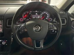 2015 Volkswagen Touareg 150TDI 7P MY15 Four Wheel Drive Pure White