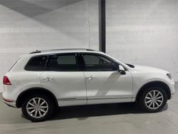 2015 Volkswagen Touareg 150TDI 7P MY15 Four Wheel Drive Pure White