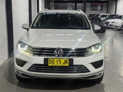 2015 Volkswagen Touareg 150TDI 7P MY15 Four Wheel Drive Pure White