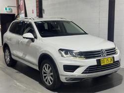 2015 Volkswagen Touareg 150TDI 7P MY15 Four Wheel Drive Pure White