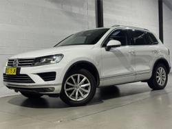 2015 Volkswagen Touareg 150TDI 7P MY15 Four Wheel Drive Pure White