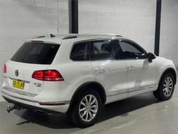 2015 Volkswagen Touareg 150TDI 7P MY15 Four Wheel Drive Pure White