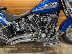 2008 Harley-davidson FLSTF FAT BOY Blue