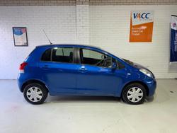 2011 Toyota Yaris YR NCP90R MY11 Carribean Blue
