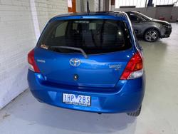 2011 Toyota Yaris YR NCP90R MY11 Carribean Blue