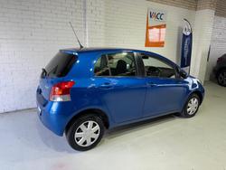 2011 Toyota Yaris YR NCP90R MY11 Carribean Blue