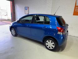 2011 Toyota Yaris YR NCP90R MY11 Carribean Blue
